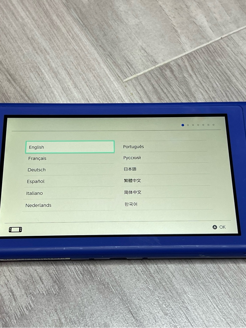 Nintendo Switch Lite Blue Handheld Console Tested & Working – Factory Reset